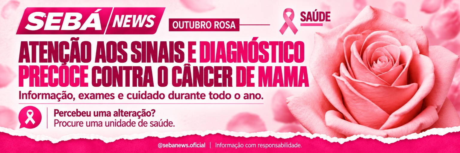 Outubro Rosa: atenção aos sinais e diagnóstico precoce contra o câncer de mama