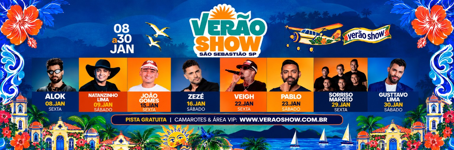 Vem aí o Verão Show em São Sebastião