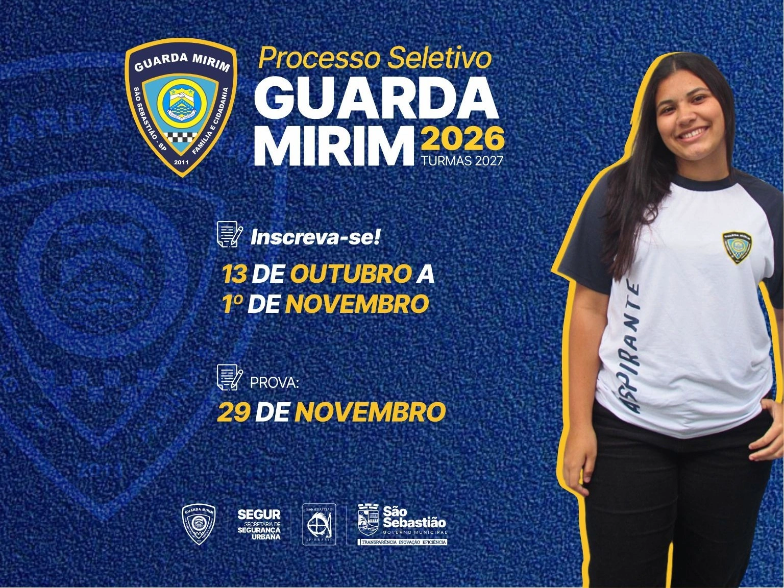 Guarda Mirim abre inscrições para 160 vagas em São Sebastião