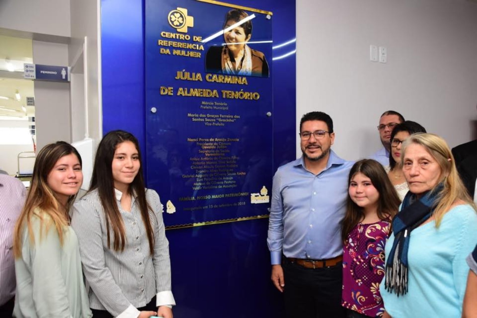 Registro no Centro de Referência da Mulher em Ilhabela.