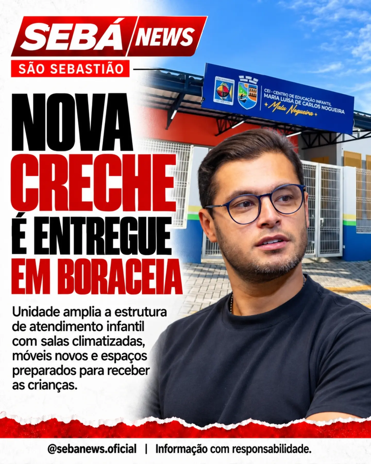 Arte original do Sebá News