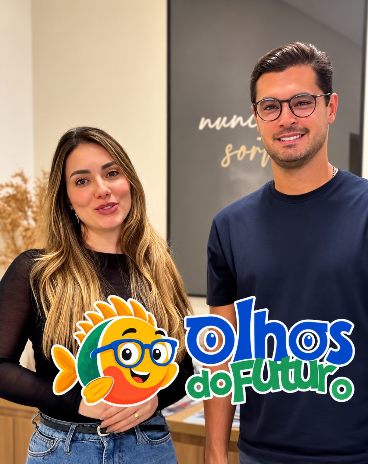 Divulgação do programa Olhos para o Futuro em São Sebastião.